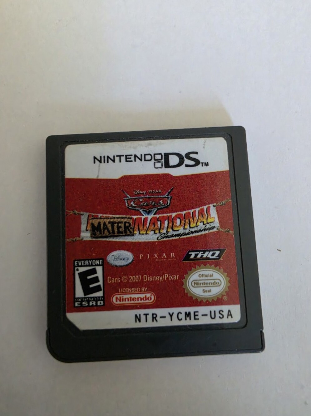 Nintendo DS Cars: Mater-National (Red & White) Game Card
